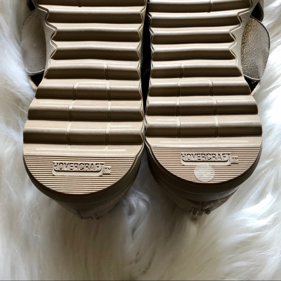 NWOT Sesto Meucci Gold Circle Sandals - Picture 7 of 7